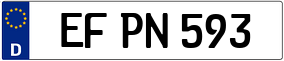 Truck License Plate